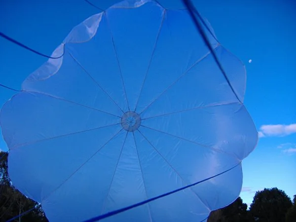 drag round UAV recovery Parachute paragliding